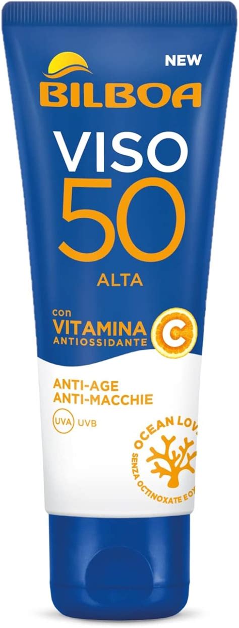 Bilboa Crema Viso Solare Con Protezione Alta Spf Crema Con Vitamina