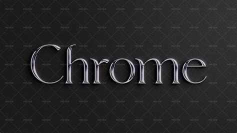 Chrome Text Effect - Graphics | Motion Array