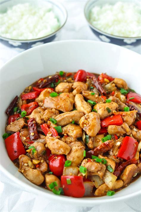 Spicy Pepper Chicken Stir Fry 30 Minute Recipe That Spicy Chick