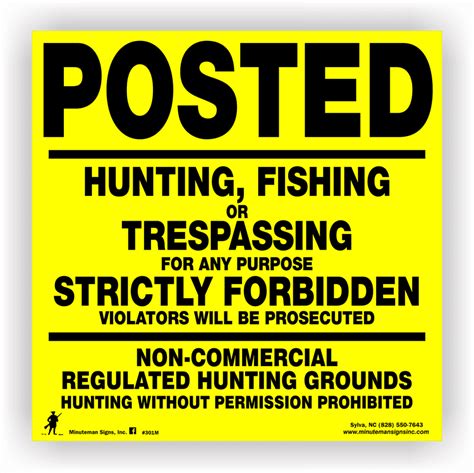 Shop No Trespassing Signs