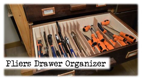 Pliers Drawer Organizer Diy Youtube