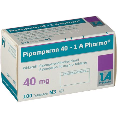 PIPAMPERON 1A Pharma 40 Mg Shop Apotheke