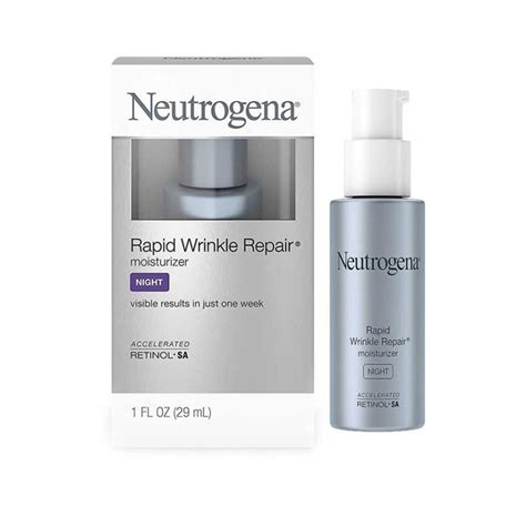 Neutrogena Rapid Wrinkle Repair Night Face Moisturizer Lobeliy