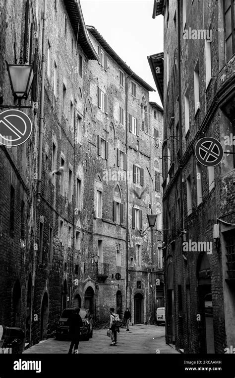 Windows Shutters Siena Italy Black And White Stock Photos And Images Alamy