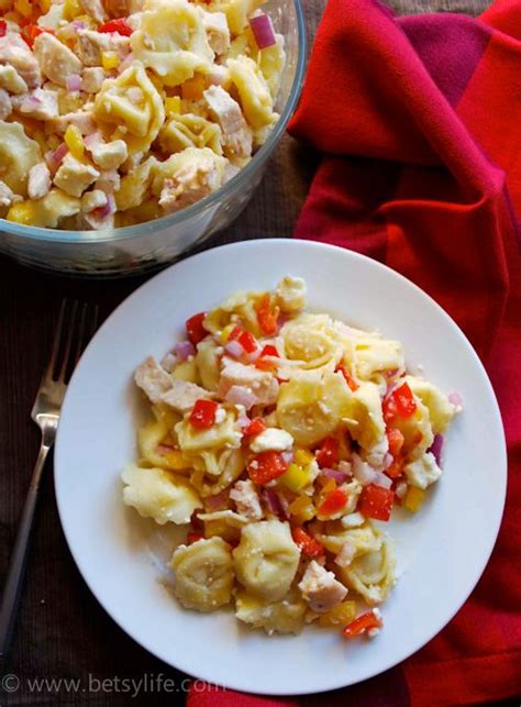 Simple Cheese Tortellini Pasta Salad With Lemon And Feta Pasta Salad With Tortellini