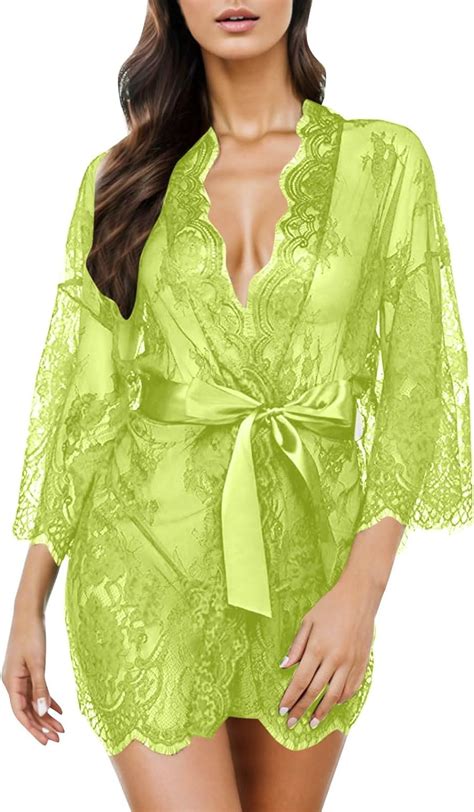 Amazon Woman Lingerie Underwear Latex Costumes For Women Robe With Adult Couple Sheer Tube