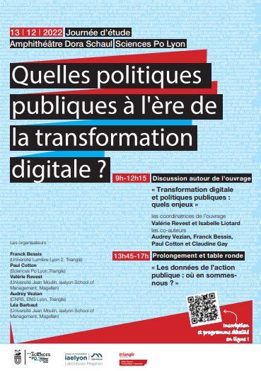 Quelles Politiques Publiques L Re De La Transformation Digitale