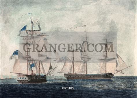 Image Of NAVAL BATTLE 1813 The Battle Of The USS Chesapeake And The