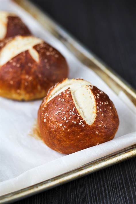 Easy Homemade Pretzel Buns Jen Around The World