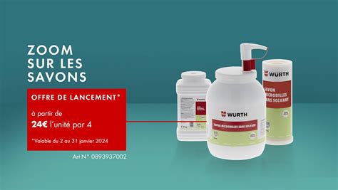 Catalogue Würth valable jusqu'à 31 janvier 2024