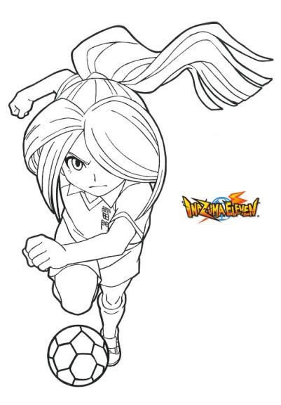 Dibujo De Nathan Swift Inazuma Eleven Para Colorear Para Imprimir Y