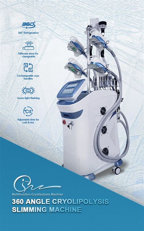 Cryolipolysis Cavitation Rf Vacuum Lipo Laser Combined Machine