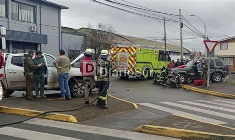 Colisión en centro de Osorno deja dos lesionados Diario de Osorno