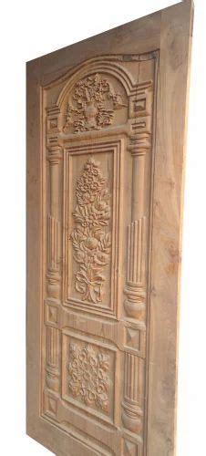 Exterior Teak Wood Brown Craved Door For Home X Feet At Best Price