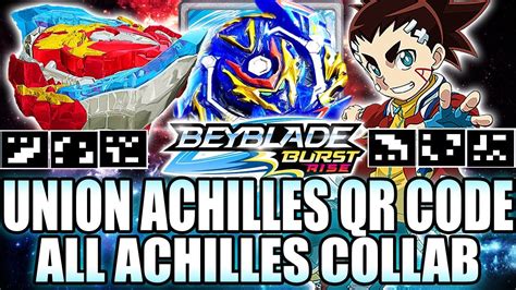 Infinite Achilles Beyblade Qr Code Achilles Qr Code Turbo Dark A4