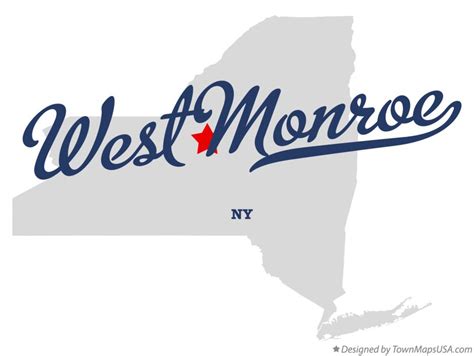 Map of West Monroe, NY, New York