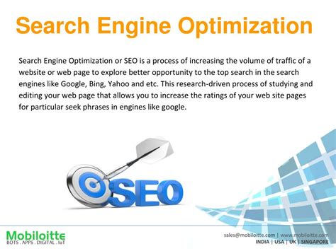 Ppt Search Engine Optimization And Benefits Mobiloitte Powerpoint