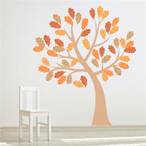 Four Season Tree Printed Wall Decal