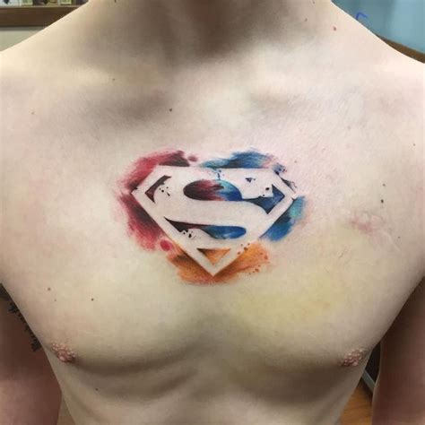 Superman Chest Tattoo Designs, Ideas and Meaning - Tattoos For You