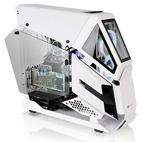 Thermaltake Ah T Snow Helicopter Styled Open Frame Tempered Glass