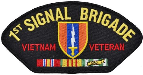 1st Signal Brigade Vietnam Vet Hat Patch Home And Kitchen