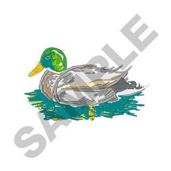 Mallard Duck Embroidery Design AnnTheGran