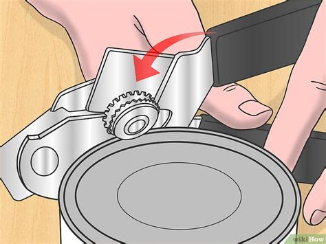 Cómo utilizar un abrelatas manual 10 Pasos wikiHow