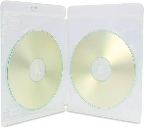 X Amaray Vortex Eco Lite Single D Clear Disc Blu Ray Cases In