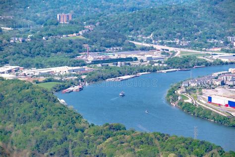 Chattanooga Tennessee Usa Views From Lookout Mountain Stock Image