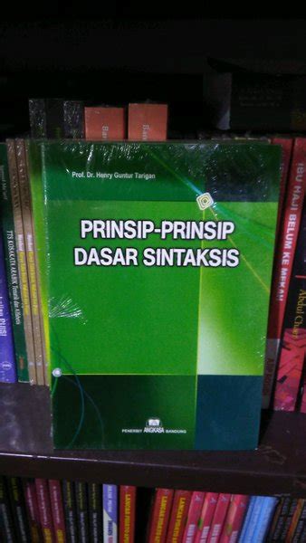 Jual Prinsip Prinsip Dasar Sintaksis Henry Guntur Di Lapak SECANGKIR