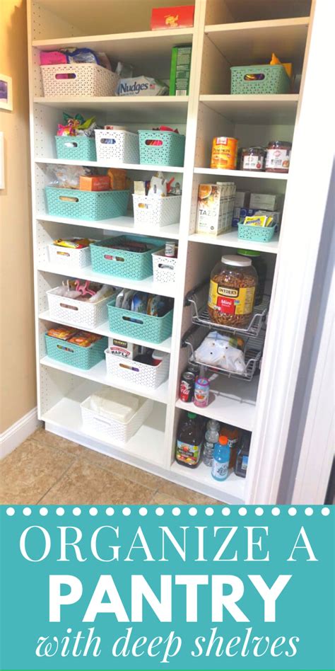 How To Organize A Pantry With Deep Shelves Deep Pantry Organization