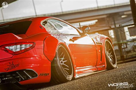 Liberty Walk LB WORKS Widebody Kit For M145 Maserati GranTurismo MC