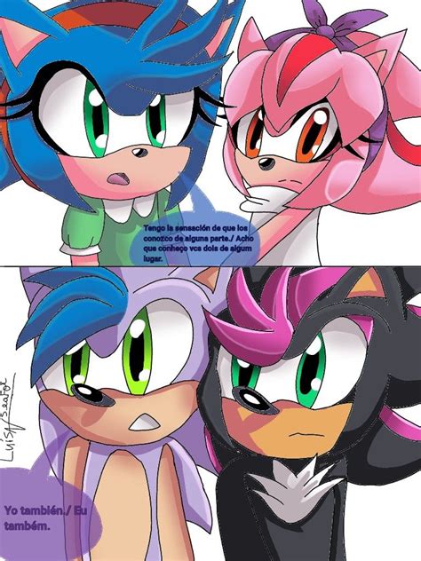 Sonia Maria Ryder And Brandon Shadow The Hedgehog Maria Rose Sonia