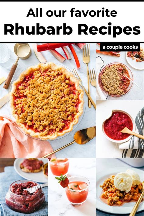 20 Rhubarb Recipes for the Season – A Couple Cooks