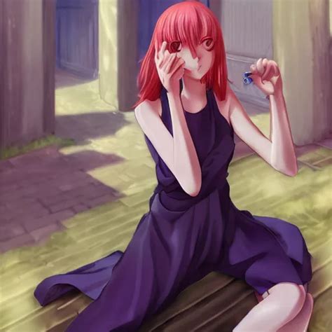 Tsukihime Promotional Art Digital Painting Artstation Stable Diffusion