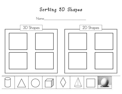 2d And 3d Shapes Kindergarten