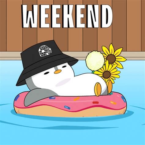 Happy The Weekend By Pudgy Penguins Find Share On Giphy