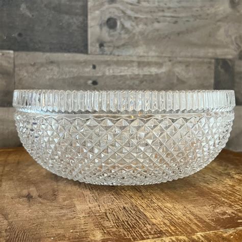 Mikasa Crystal Hoya Buckingham Bowl Serving Bowl Fruit Bowl Salad Bowl