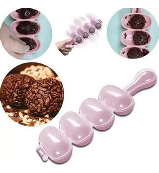 Kit Chocalho Enrolador De Docinhos Boleador Brigadeiro Beijinho Gourmet