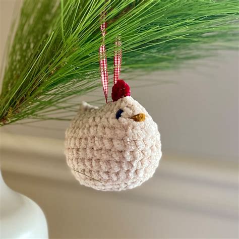 Chicken Ornament Etsy