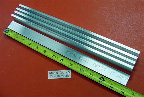 5 Pieces 14 X 1 Aluminum 6061 T6511 Solid Flat Bar 14 Long New Mill