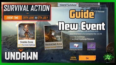 Undawn Guide New Event Island Survival Stabel Zone With Many Rewards