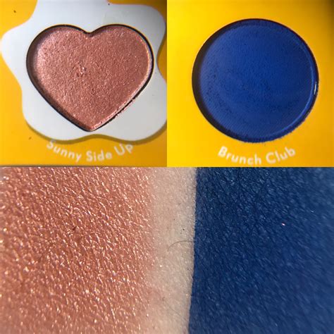 Colourpop X Zoella Brunch Date Palette Swatches Colourpop Swatch Gallery