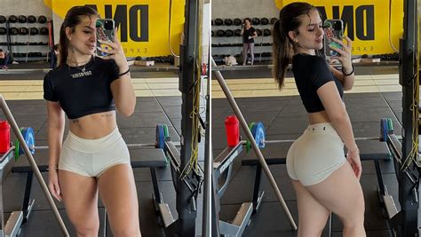 Solteira Mel Maia Se Joga Na Academia E D Viradinha Para Mostrar O Shape