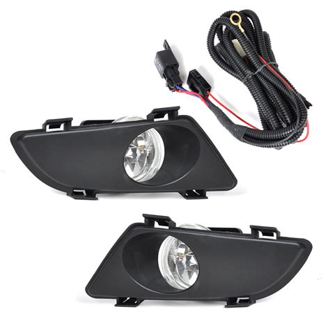 Front Right Left Fog Lights Lamp Lens W Wiring Kit Fit For Mazda