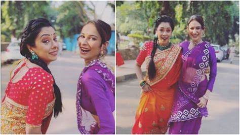 Anupamaa S Rupali Ganguly And Aneri Vajani Dance To Naatu Naatu From