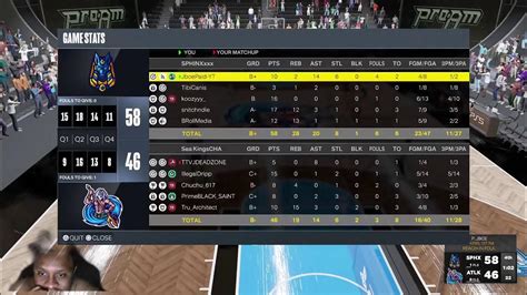 Cha Sphinx Vs Sea Kings 💰📈🏀 Best Shot Best Build Nba 2k23 Stream 15k