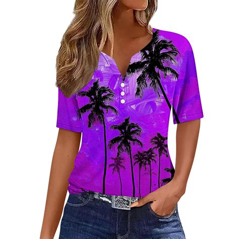 Fbybn Cute Summer Tops For Women Hide Belly Basics Tops Loose Short