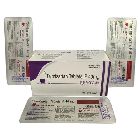 Telmisartan Tablets Ip Mg Tablets At Rs Box Telmisartan