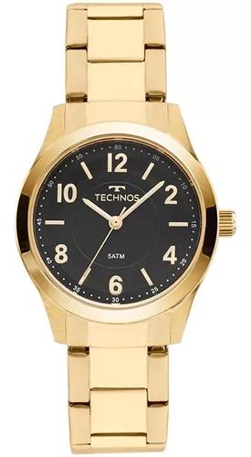 Reloj Technos Elegance 2035 Mft 4p Para Mujer Color De Correa Dorado Y